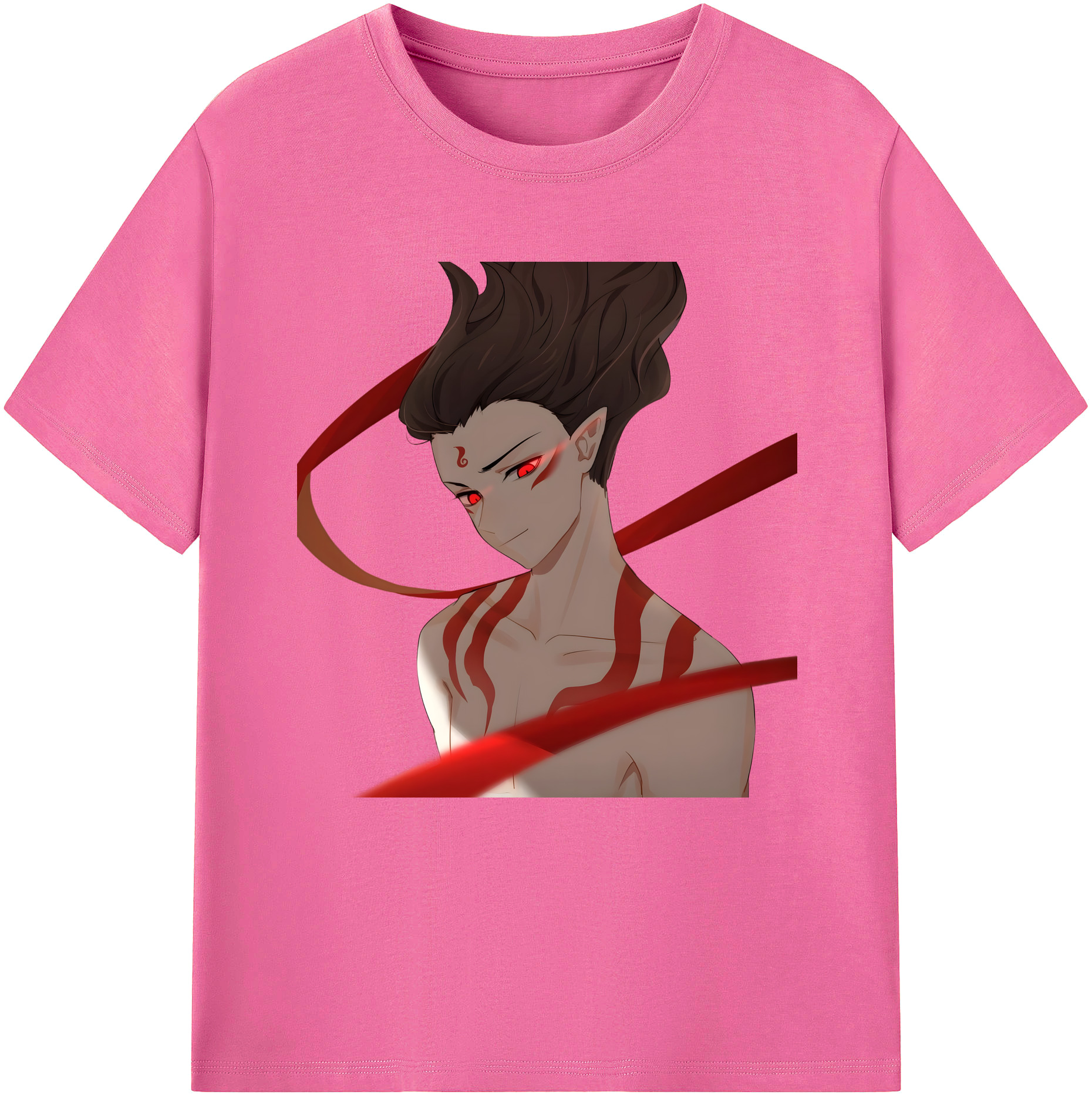 （画像用） Ne Zha 2 ナタ 魔童の大暴れ レディースカジュアルプリントTシャツ（綿100％）